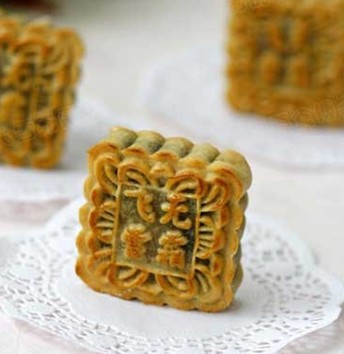 黑芝麻月饼