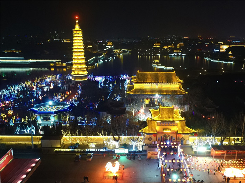无棣古城夜景