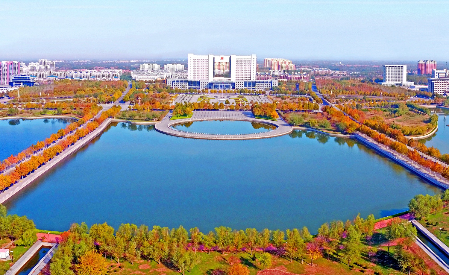 无棣新区秋韵（适合做桌面背景）